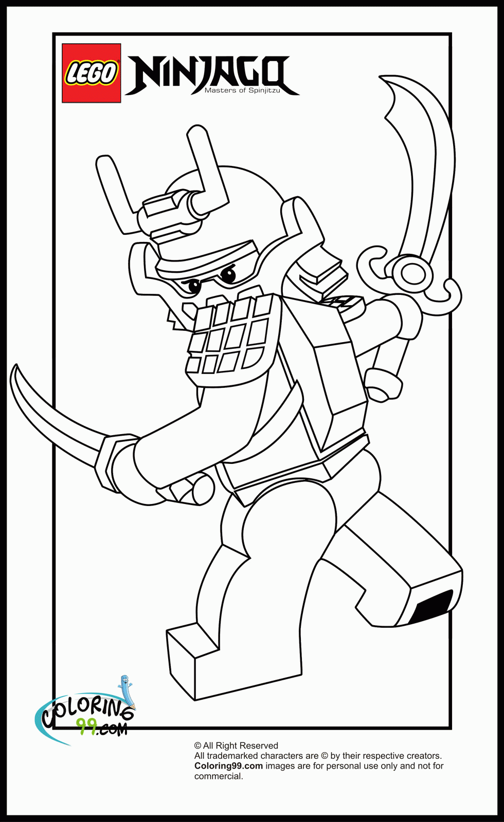 Coloring pages for samurai (characters) ➜ tons of free drawings to color. Ninjago Coloring Pages Samurai Clip Art Library