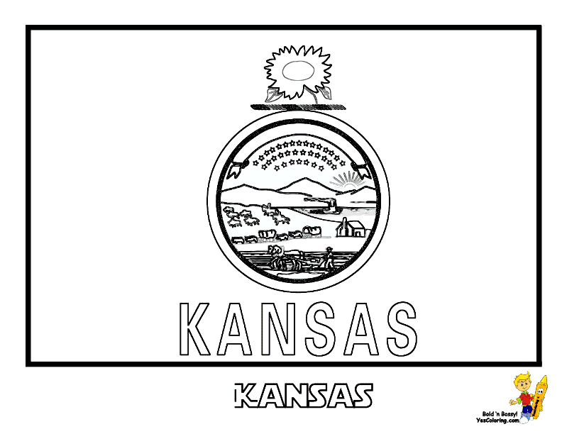 The spruce / wenjia tang take a break and have some fun with this collection of free, printable co. Free Kansas Flages Coloring Pages Download Free Kansas Flages Coloring Pages Png Images Free Cliparts On Clipart Library
