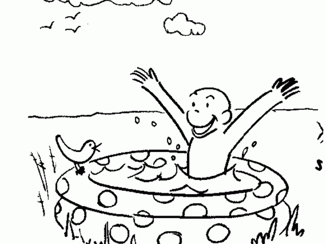 There are tons of great resources for free printable color pages online. Happy Birthday Colouring In Monkey Curious George Clip Art Library