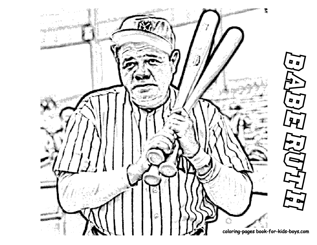 free babe ruth coloring page download free babe ruth coloring page png images free cliparts on clipart library