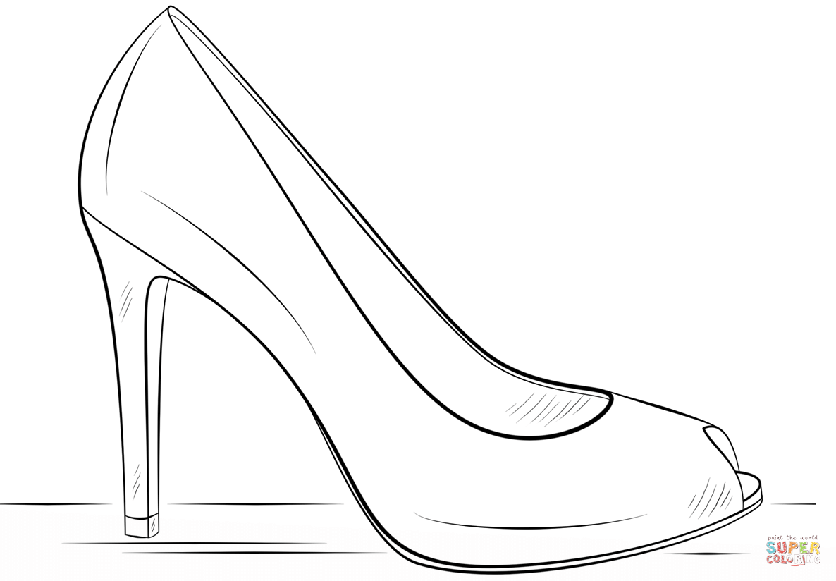 Shoe coloring pages are a fun way for kids of all ages, adults to develop creativity, concentration, fine motor skills, and color recognition. Jordan Shoe Coloring Page Clip Art Library
