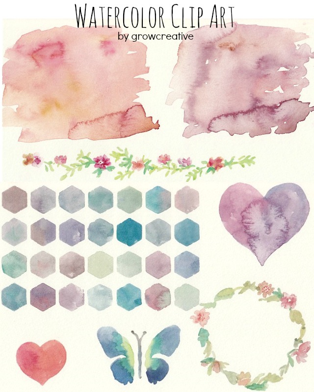 Watercolor flowers bouquet of red roses and wild leaves element for wedding or greeting card. Free Watercolor Cliparts Download Free Watercolor Cliparts Png Images Free Cliparts On Clipart Library