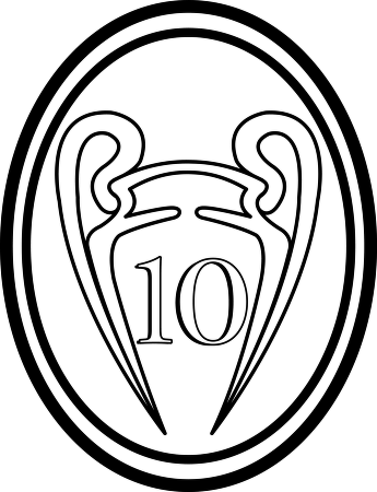 The value of earnings, etc. Real Madrid Logo Black - Real Madrid Logo Png Black And White - Use it