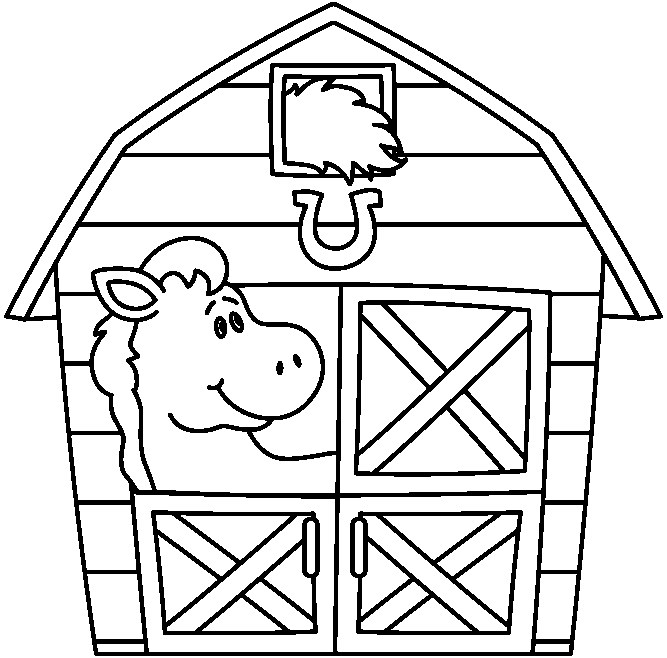 Download now get creative with lottie! Horse In The Barn Clipart Black And White Clip Art Library