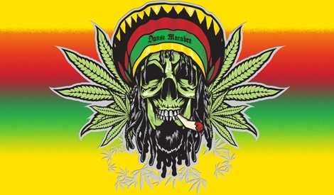 Gambar seni tengkorak calavera, tengkorak, tengkorak mengenakan ilustrasi . Free Rasta Skull, Download Free Clip Art, Free Clip Art on