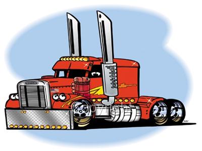Cartoon Semi Truck - Clip Art Library 299_x_400_jpg