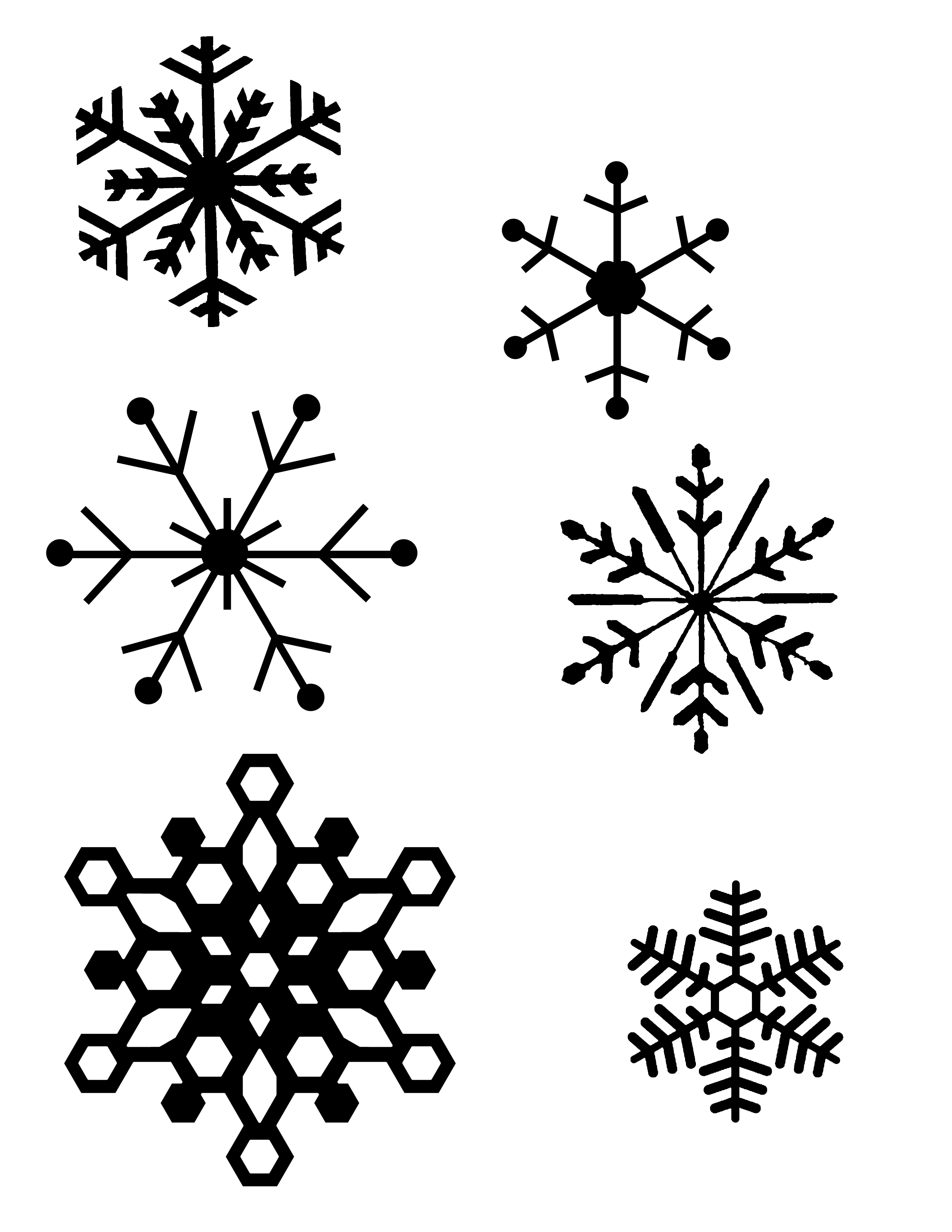 Learn how to draw a snowflake with these easy doodle tutorial. Simple Snowflake Drawing Easy Clip Art Library