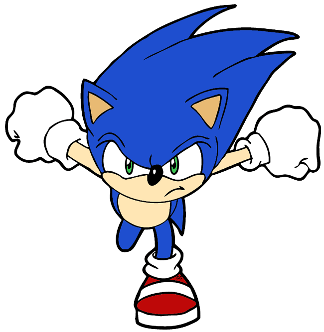 Use this cute little hedgehog for your next kids' project! Sonic The Hedgehog Svg Free Clip Art Library