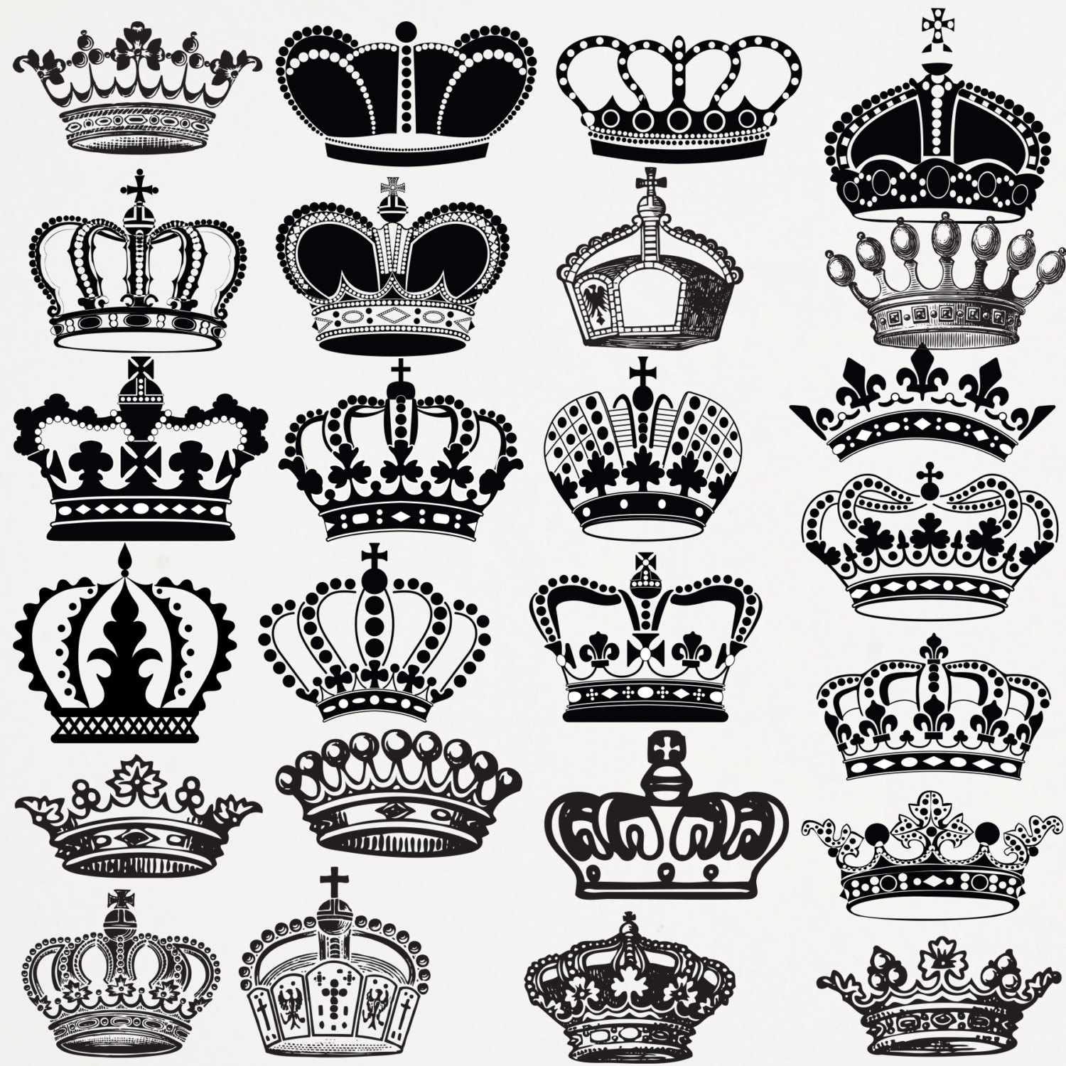 Studies and analyses of texts have found it to account for seven percent of all printed english. Free Crown Silhouette Cliparts, Download Free Clip Art