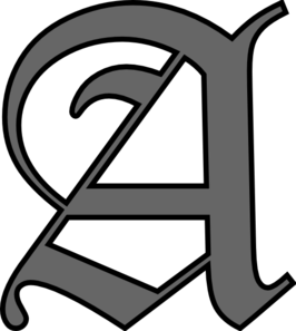 Fancy Letter A Transparent Clip Art Library