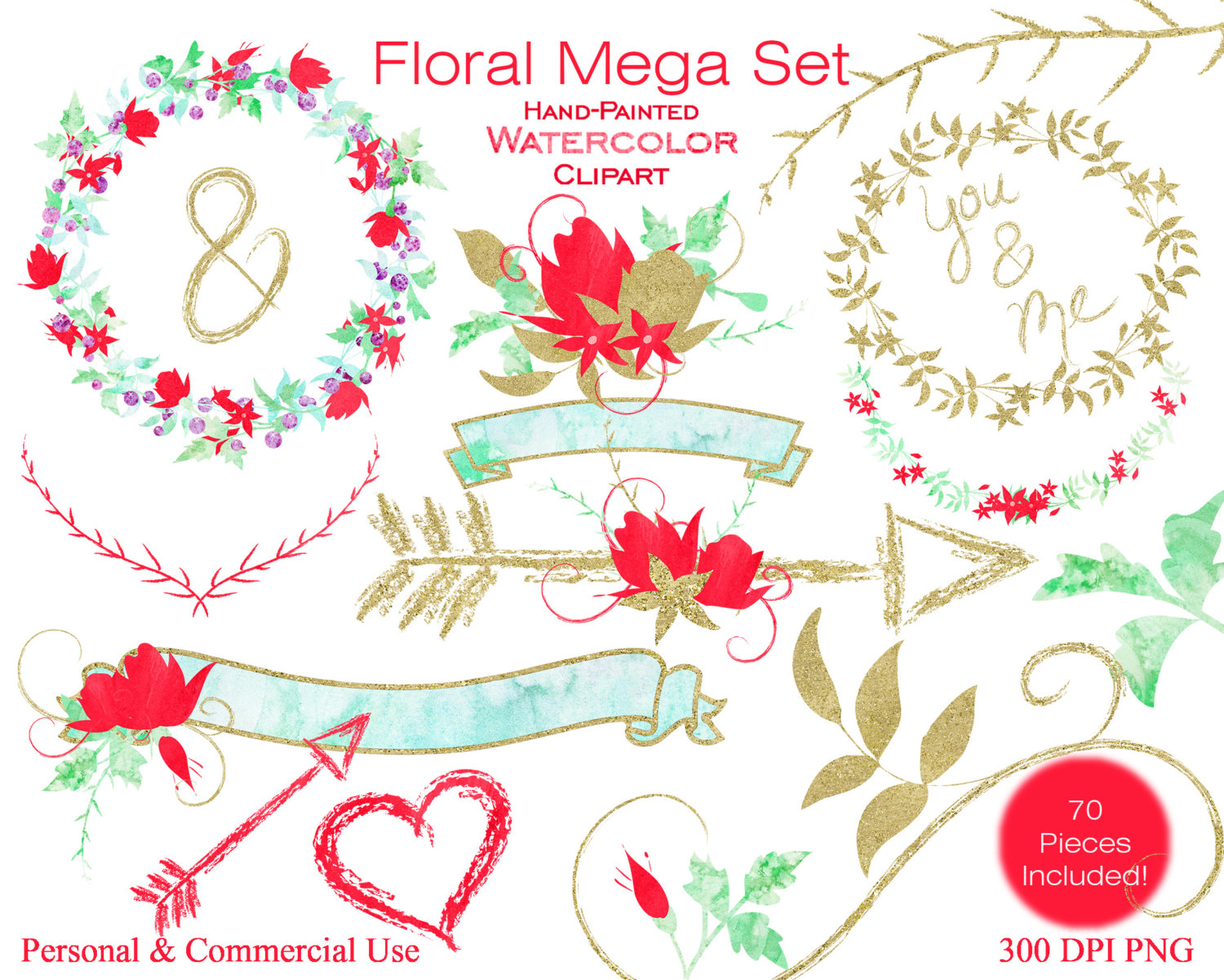 446 free watercolor wedding clipart in ai, svg, eps or psd. Watercolor Painting Clip Art Library