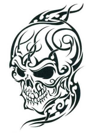 Free Tribal Skull Cliparts, Download Free Tribal Skull Cliparts Png Images, Free Cliparts On Clipart Library