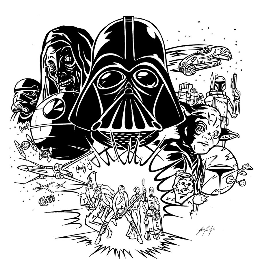 This high quality transparent png images is totally free on pngkit. Free Black And White Star Wars Images Download Free Black And White Star Wars Images Png Images Free Cliparts On Clipart Library