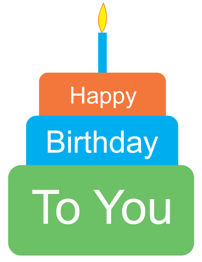 Green Birthday Calligraphy Gradient Grass Green Wordart