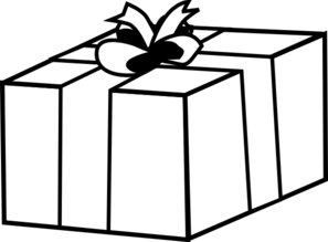 Christmas Present Clipart Black And White Clip Art Library