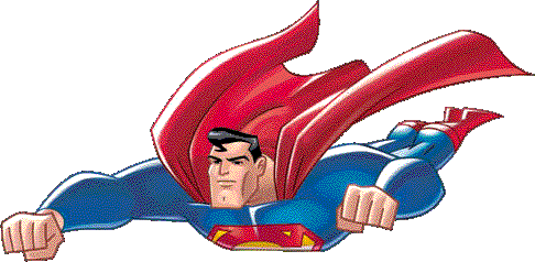 Superman Flying Clip Art Library