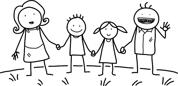 Grocery shopping cartoon vector shopping groceries cartoon grocery shopping child sketch cartoon father cartoon family set happy doodle kids family at shopping illustration deaw 3d senior doodle cartoon people. Family Doodle Clipart Clip Art Library
