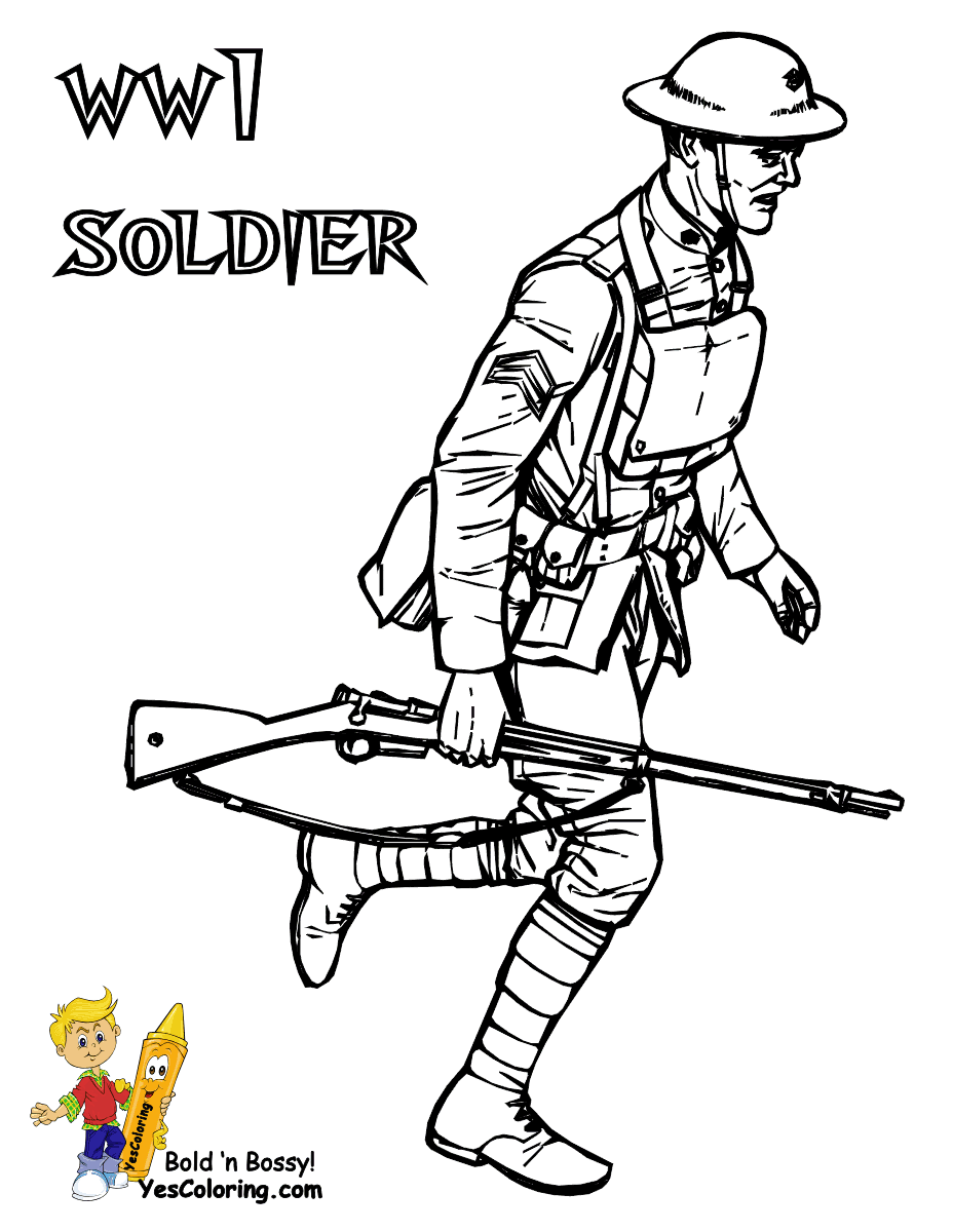Whether it be smaller cou. World War 1 Coloring Pages Clip Art Library