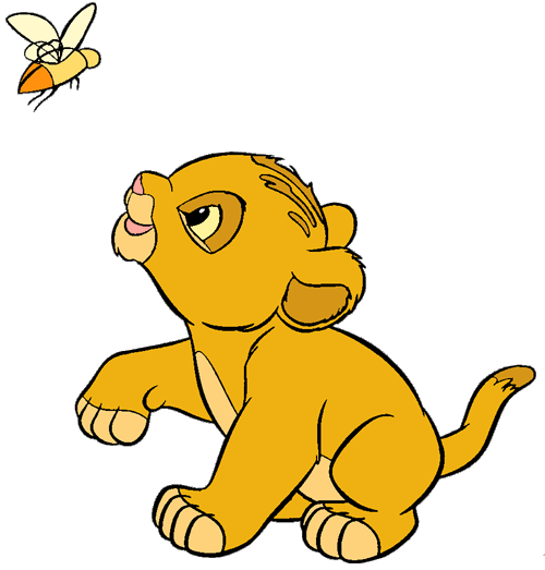 Baby Simba Lion King Cartoon Simba Drawing Novocom Top