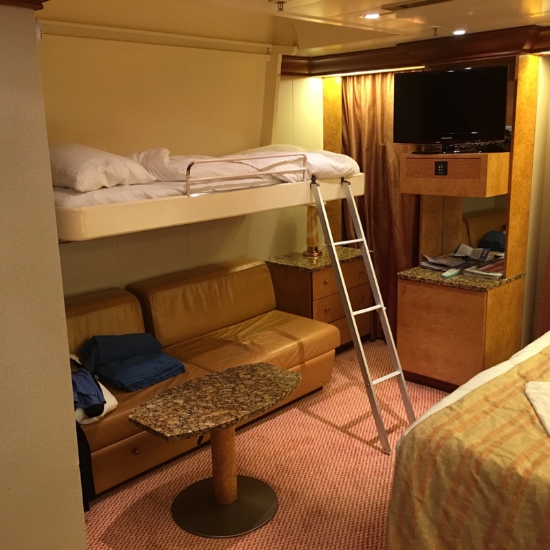 The dream class ships maybe the same class, but still don't have all the same stuff. Premium Balcony Stateroom, Cabin Category 9Z, Carnival Pride