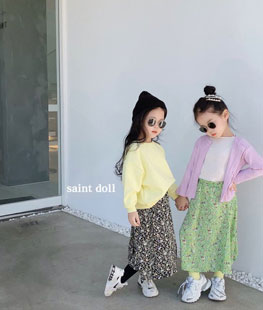 Small Flower Maxi Skirt Small Flower Maxi Skirt