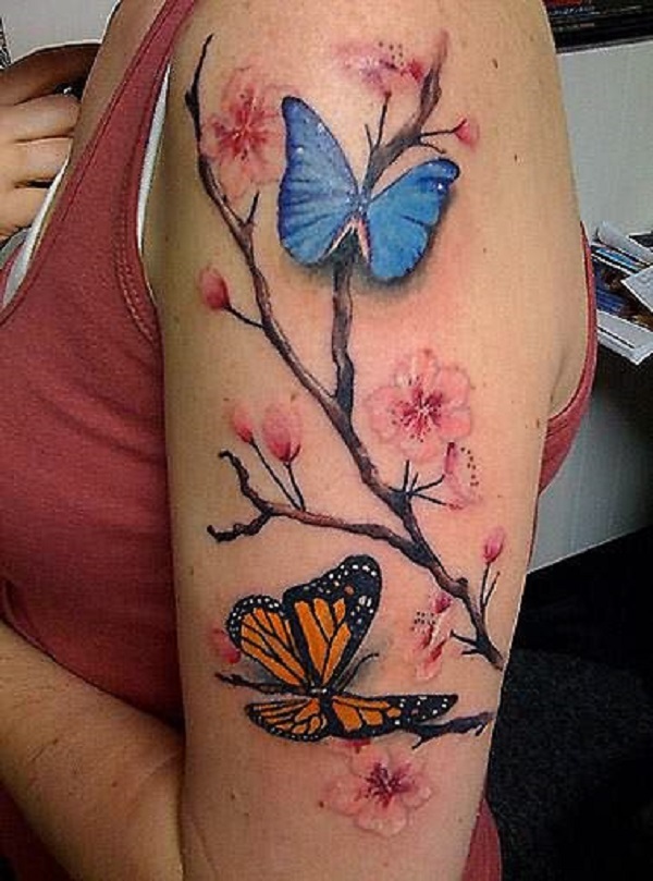 Webvoir plus d'idées sur le thème tatouage papillon, tatouage, papillon. 50 tatouages de papillons avec des fleurs pour les femmes - Club Tatouage