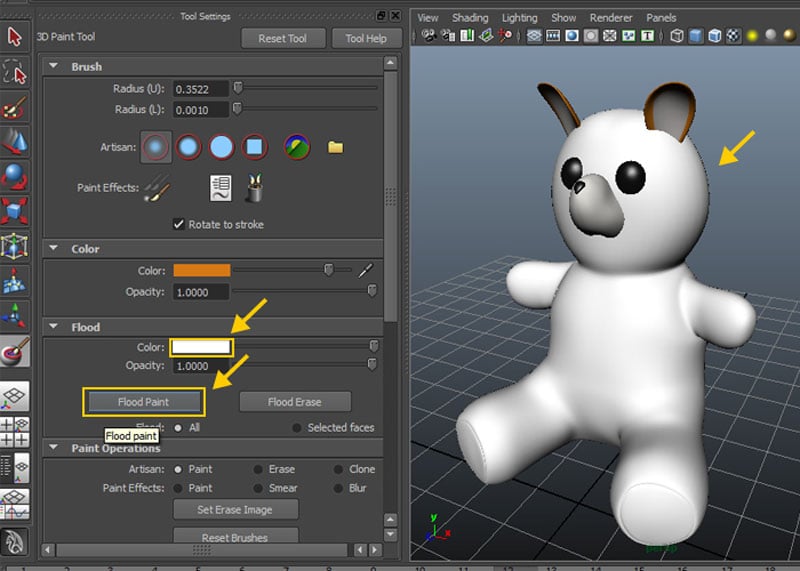 Creating A Realistic Teddy Bear In Maya Part 3