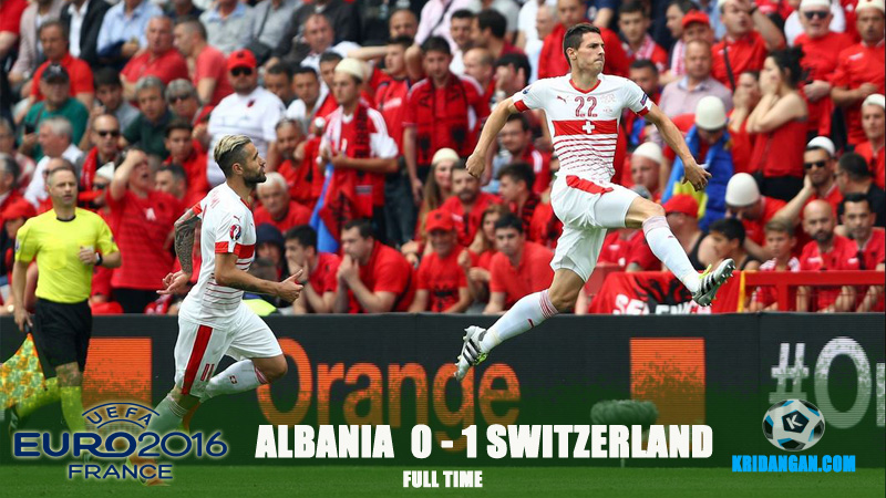 Full-time! Albania 0-1 Switzerland