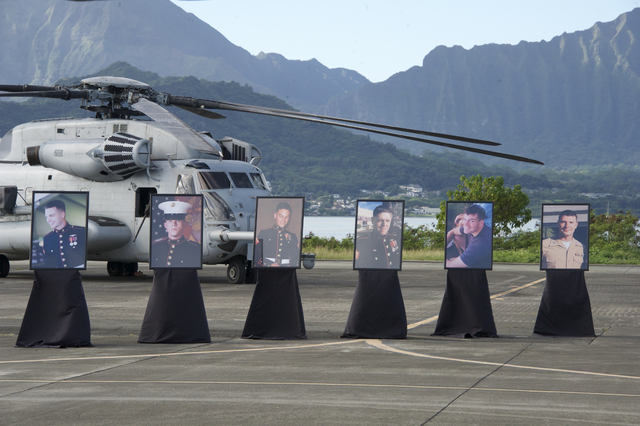 Marine officer relieved of command just prior to helicopter crashes