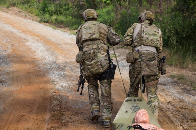 The Pic of the Day: Rangers refining their casualty carry technique ...