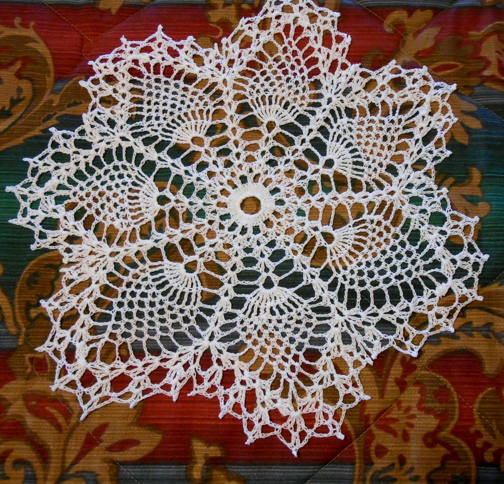 Starting at center, ch 8. Vintage Crochet Pineapple Doily Wc1717 Free Crochet Pattern Cobblerscabin S Weblog