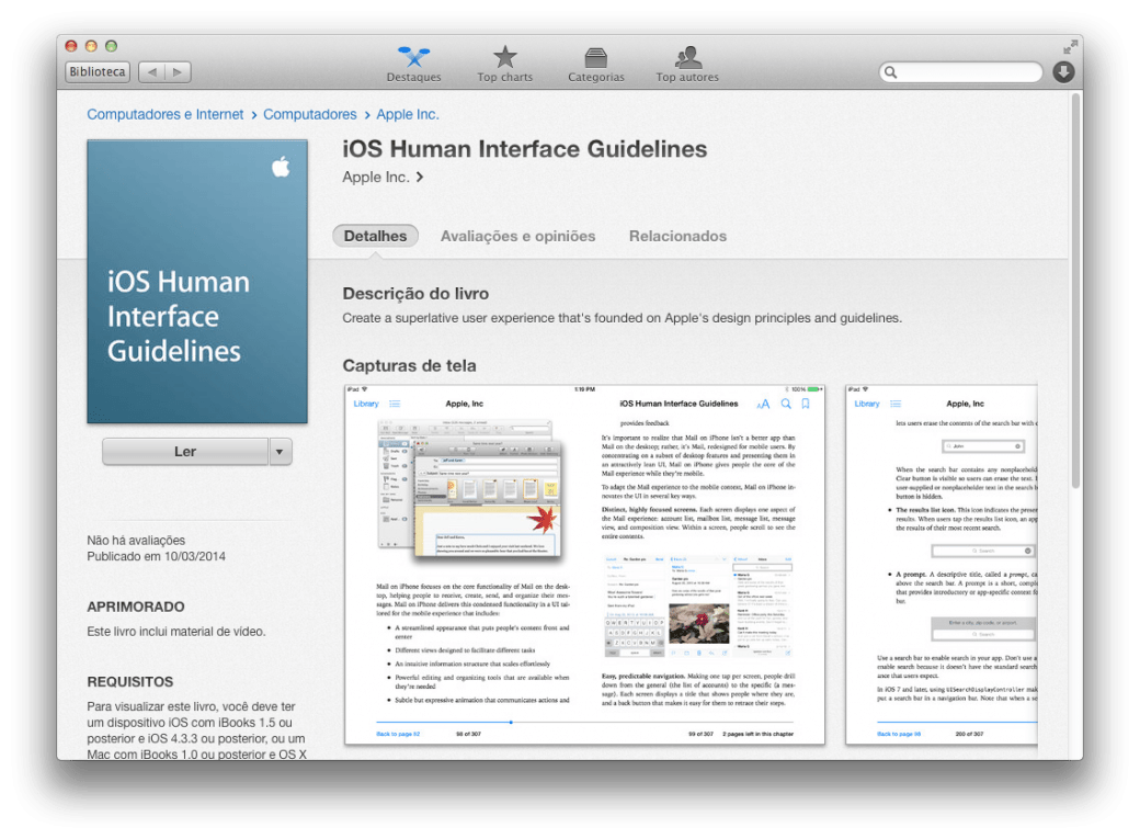 Guia De Interface Humana Para IOS Na IBookstore CocaTech