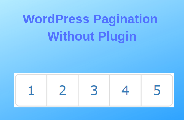 Posts slider is a wordpress posts content slider plugin with touch for mobile devices. How to Add WordPress Pagination Without Plugin - Code Astrology