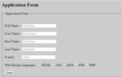 How to Create Application Table By Html | | Code Exercise