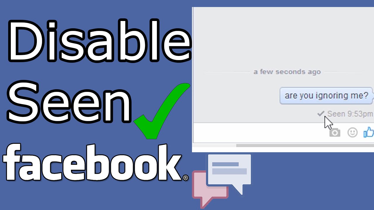 Hide Seen Feature On Facebook Messages/Chats Code Exercise