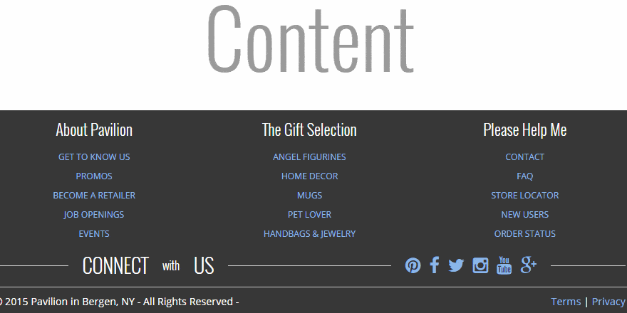 Pure Css Responsive Footer Design Codemyui