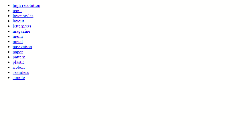Download Unordered List As Tag Cloud In Pure Css Codemyui