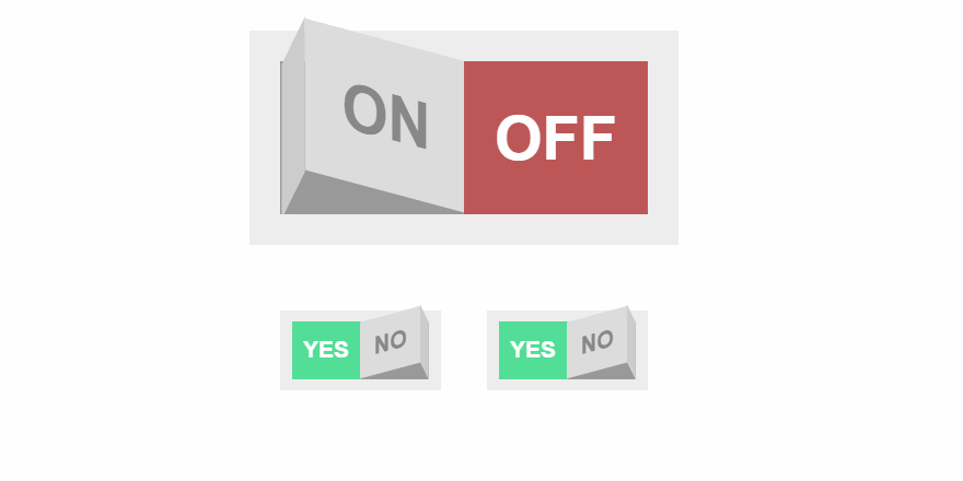 Checkbox Designed As Rocker Switch In Pure Css Codemyui