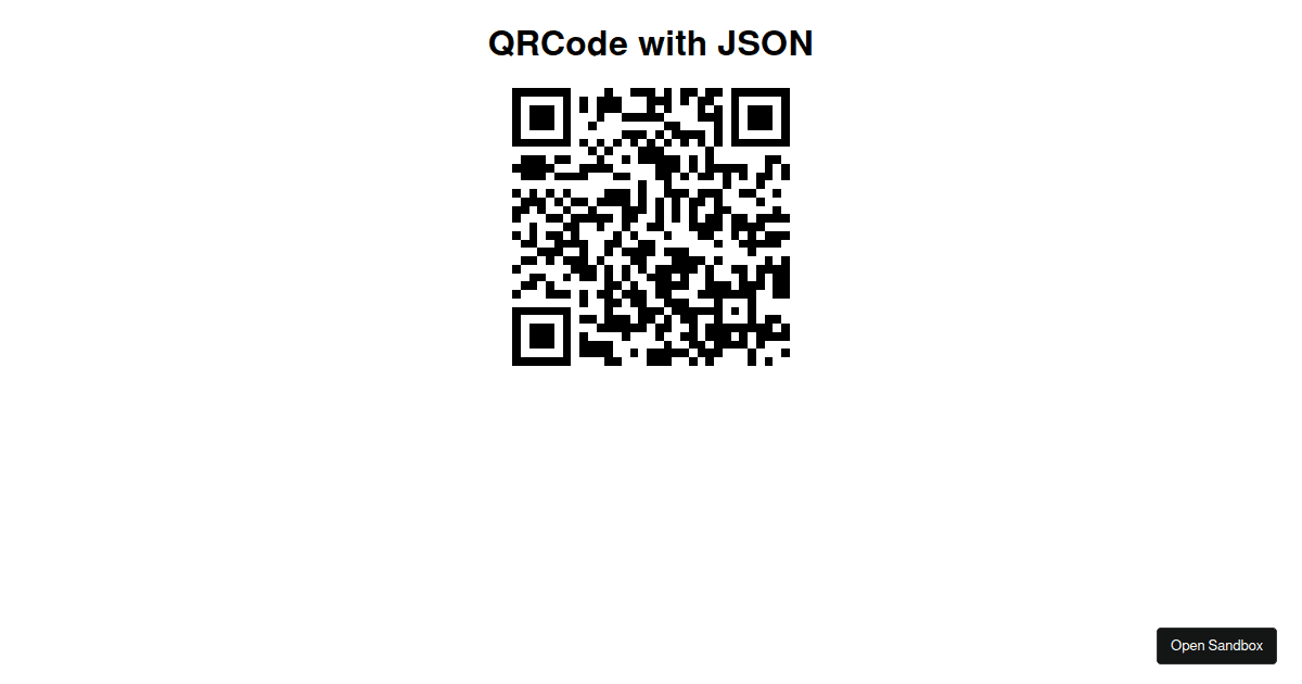 Qrcode Examples Codesandbox