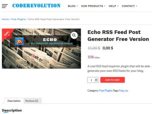 The free plan allows you to run up to 3 generation requests per day. Echo Rss Feed Post Generator Codevibrant