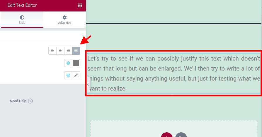 In this video, i use keyboard shortcuts, it is actually quite easy. How To Justify Text On Elementor 2 Easy Ways Codewatchers