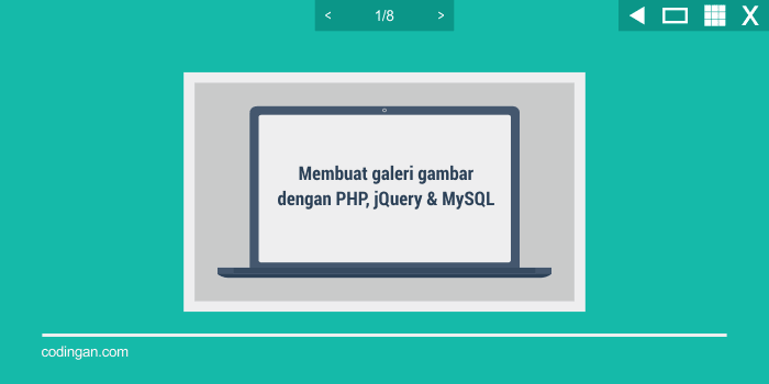 Halaman web dinamis dimana halaman web ini kita membuat dengan menggunakan metode get pada coding php, metode ini cukup akurat dalam . Membuat Galeri Gambar Dengan Php Jquery Mysql Codingan