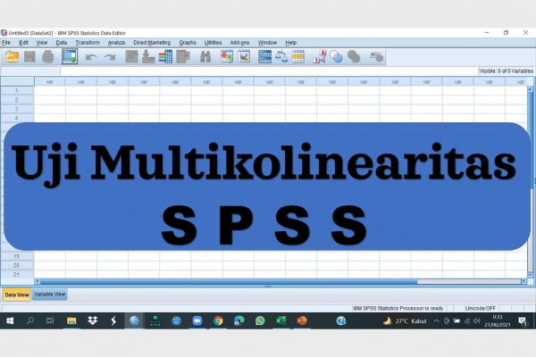 Uji multikolinearitas SPSS