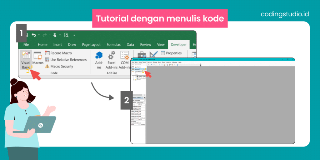 VBA Excel - Tutorial dengan menulis kode
