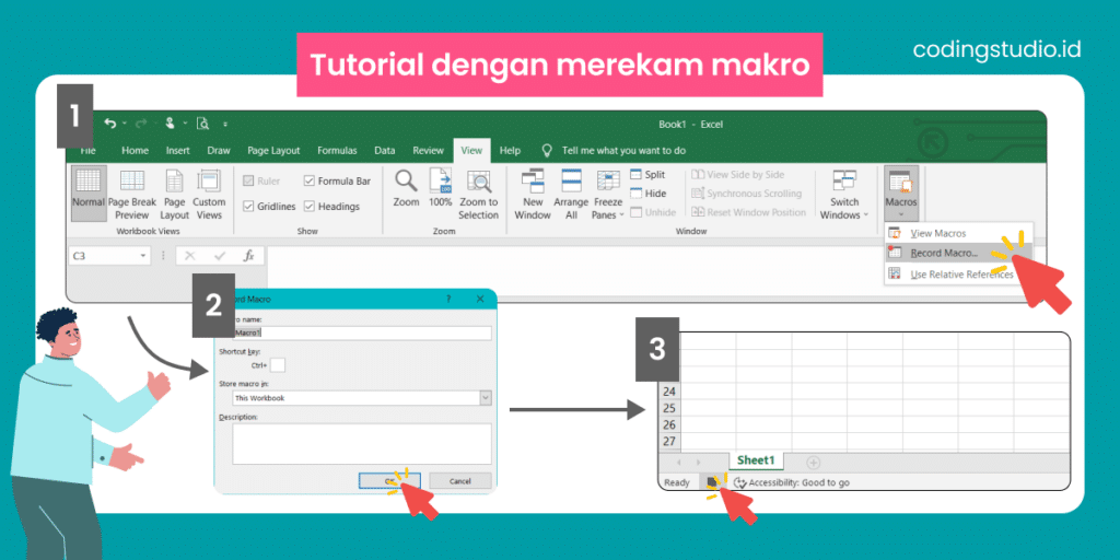 VBA Excel - Tutorial dengan merekam makro