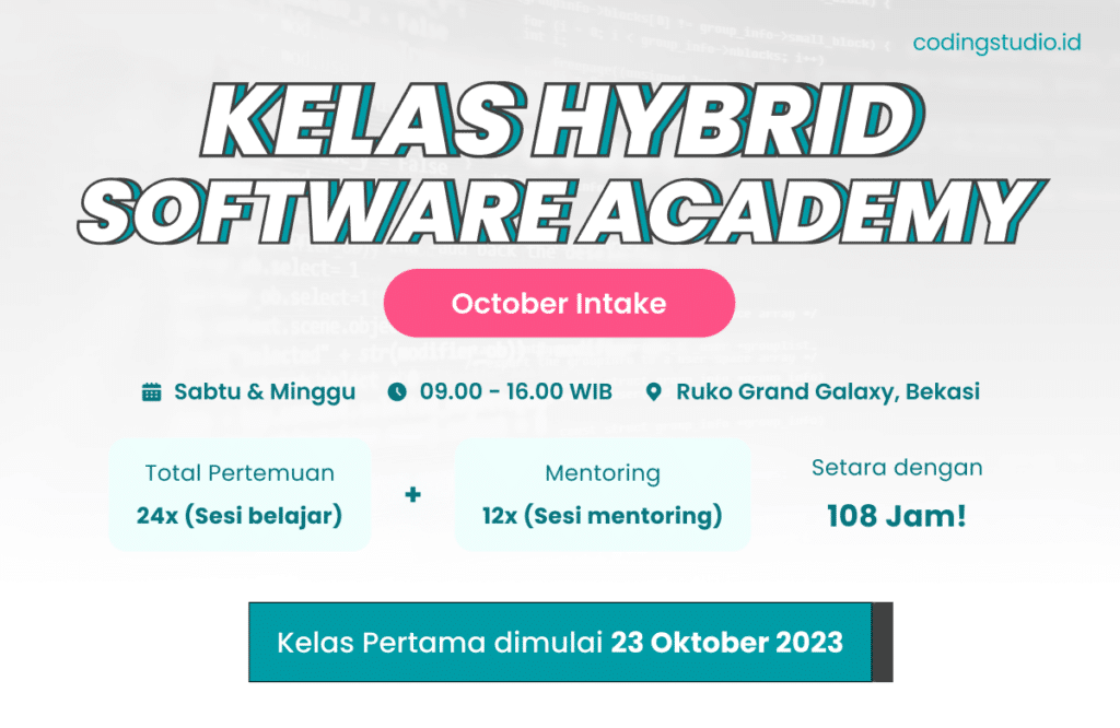 Kelas Hybrid Software Engineer Academy