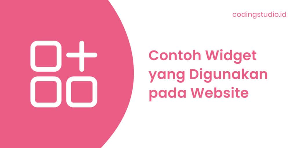 Contoh Widget yang Digunakan pada Website