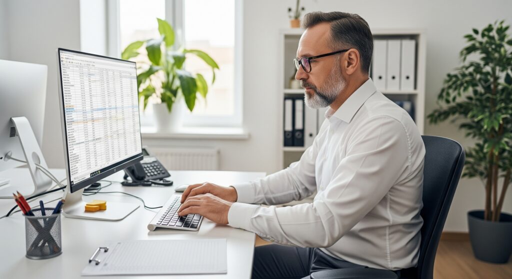 Ilustrasi Data Entry