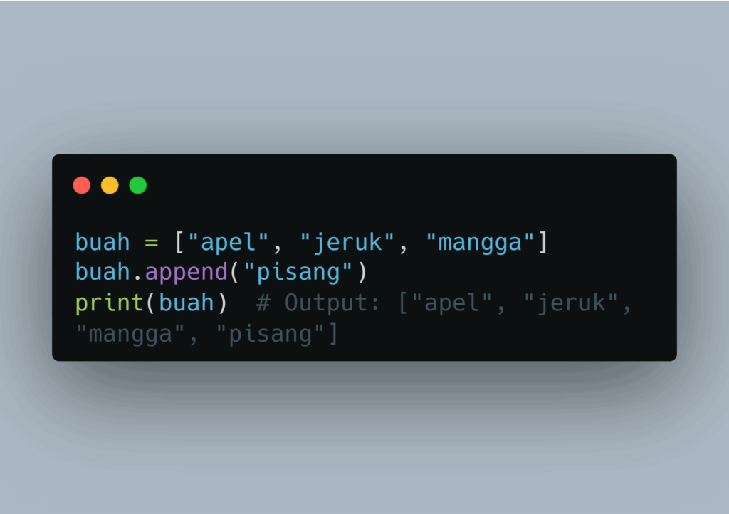 Contoh List