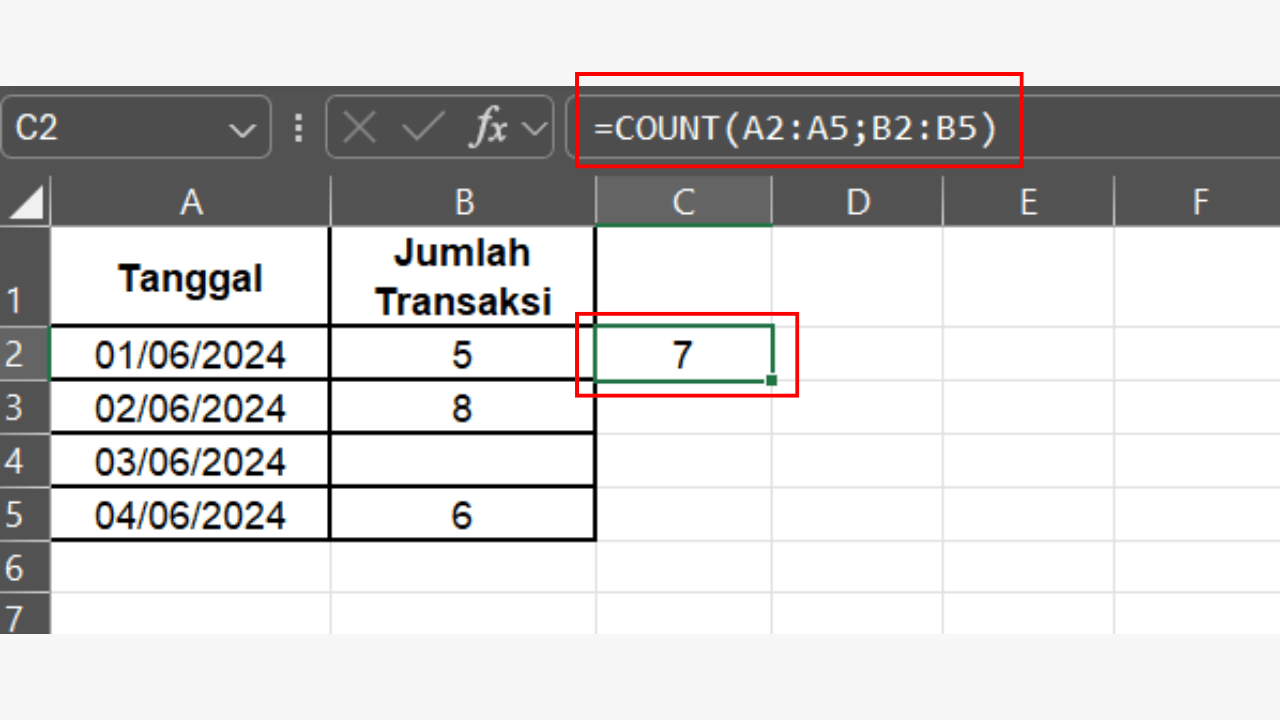 Tekan Enter untuk Menampilkan Hasil Count